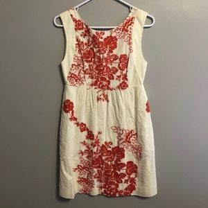 J. Crew embroidered floral dress